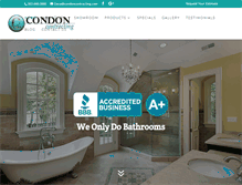 Tablet Screenshot of condoncontracting.com